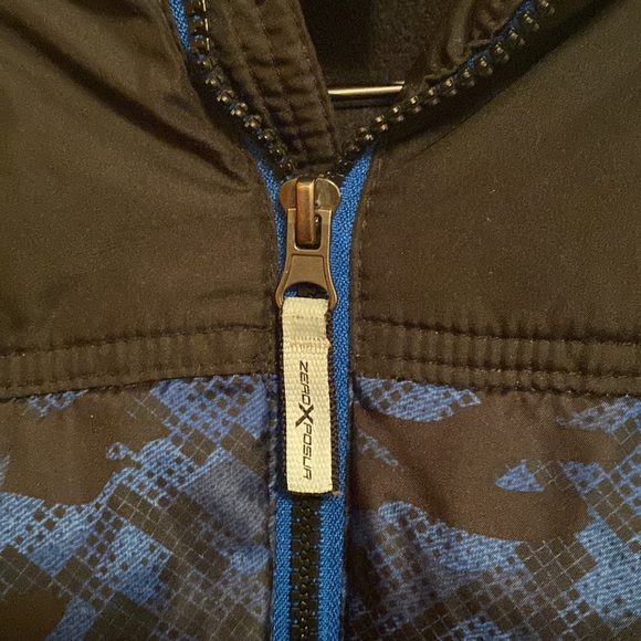 Blue/black puffer jacket for boys - Picture 4 of 11